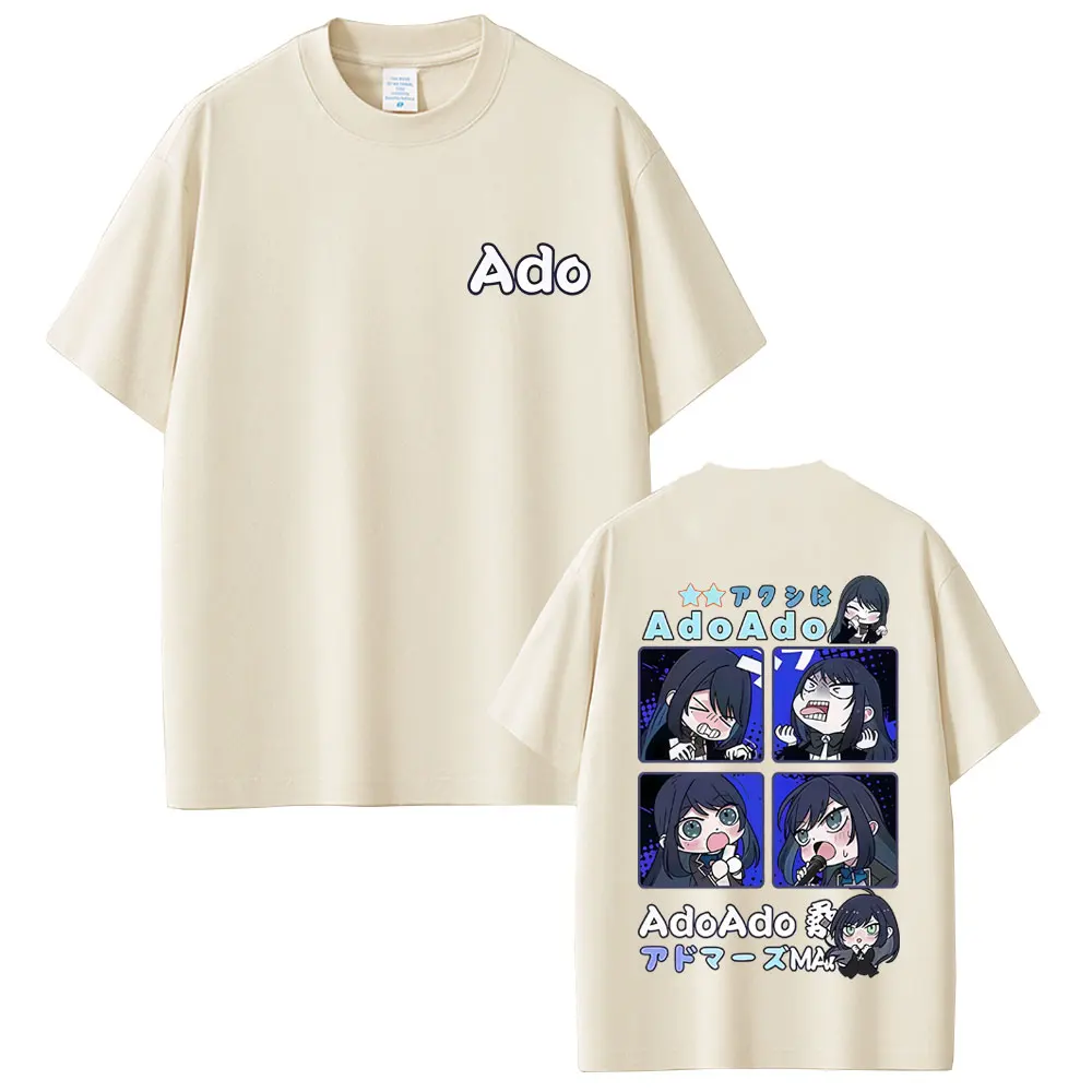 Ado Cartoon Style T-shirt Men Women Fashion Oversized T Shirts Unisex Y2k Japanese Style Short Sleeve Tees Male Casual T-shirts
Ado Cartoon Style T-shirt Men Women Fashion Oversized T Shirts Unisex Y2k Japanese Style Short Sleeve Tees Male Casual T-shirts