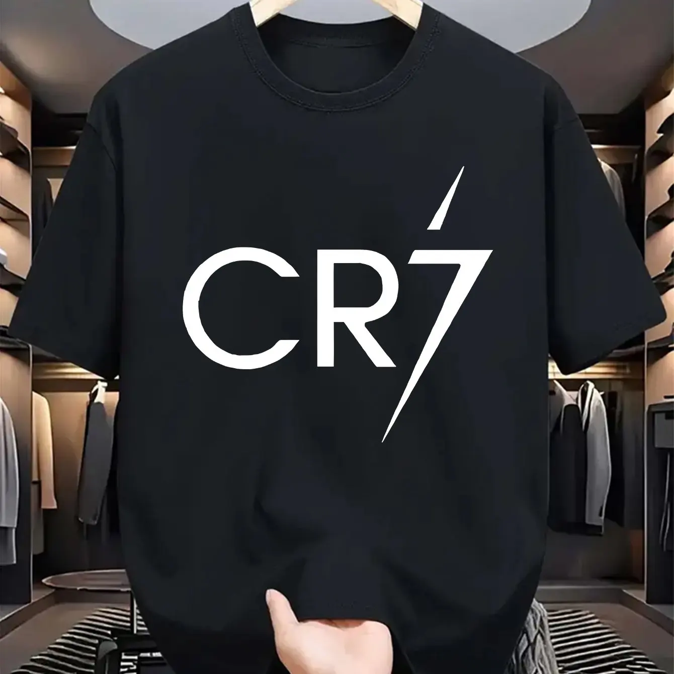 Cr7 Football Star Men's T-Shirt Short Sleeve Cotton Tees High Quality Brand T-Shirt Unisex Summer Y2k Tops Sports Streetwears
Cr7 Football Star Men's T-Shirt Short Sleeve Cotton Tees High Quality Brand T-Shirt Unisex Summer Y2k Tops Sports Streetwears