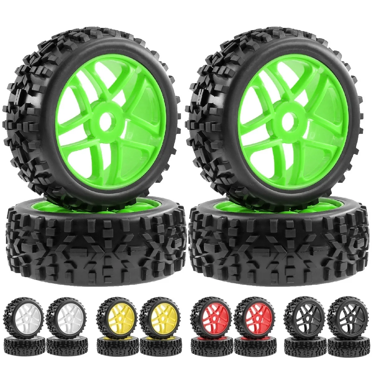 4pcs 115mm 1/8 RC Off-Road Buggy Car Wheel Tire Tyre 17mm Hex For ARRMA Typhon Talion TRAXXAS HSP Redcat Losi HPI Kyosho RC Car
4pcs 115mm 1/8 RC Off-Road Buggy Car Wheel Tire Tyre 17mm Hex For ARRMA Typhon Talion TRAXXAS HSP Redcat Losi HPI Kyosho RC Car