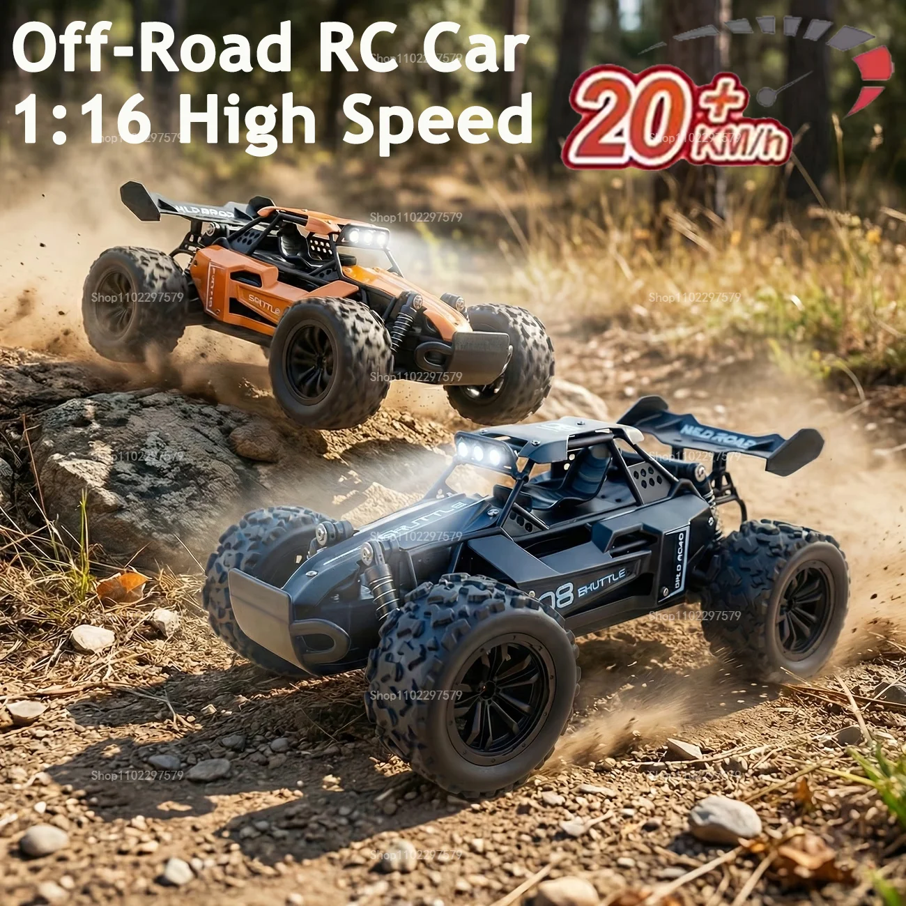 RC Monster Truck 1:16 Scale Remote Control Car 2.4GHz Alloy Shell 20KM/H Fast Off Road RC Car LED LED Headlight Toy Gift for Kid
RC Monster Truck 1:16 Scale Remote Control Car 2.4GHz Alloy Shell 20KM/H Fast Off Road RC Car LED LED Headlight Toy Gift for Kid