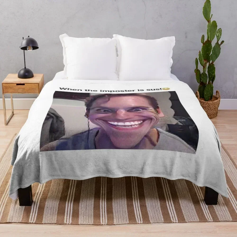 When the imposter is sus! Throw Blanket Cozy Napping Blanket Gift for Mom Dad
When the imposter is sus! Throw Blanket Cozy Napping Blanket Gift for Mom Dad