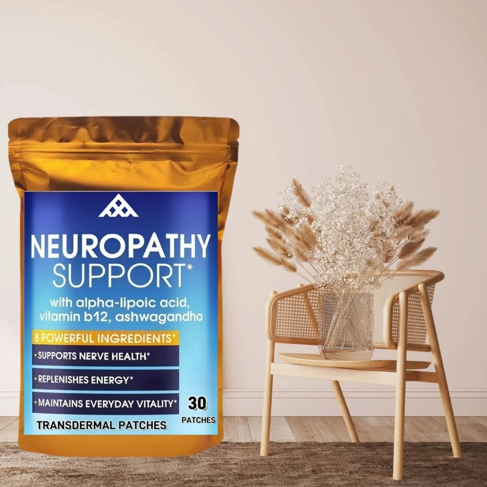 30 Patches Neuropathy Support Transdermal Patches – Advanced Nerve Support For Neuropathy Relief In Feet, Hands & Body
30 Patches Neuropathy Support Transdermal Patches – Advanced Nerve Support For Neuropathy Relief In Feet, Hands & Body