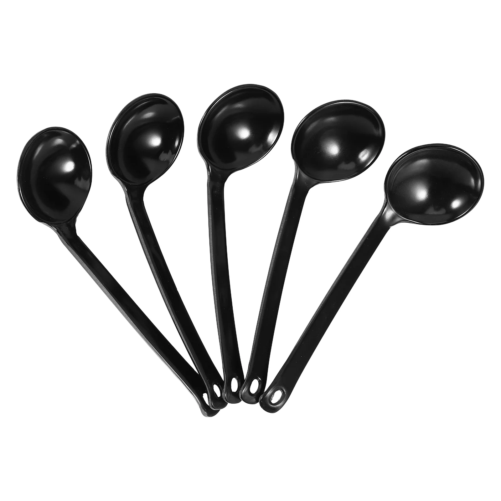 5 Pcs Hot Pot Seasoning Spoon Melamine Spoons Coffee Stirring Black Silverware Porridge Soup Small Long
5 Pcs Hot Pot Seasoning Spoon Melamine Spoons Coffee Stirring Black Silverware Porridge Soup Small Long
