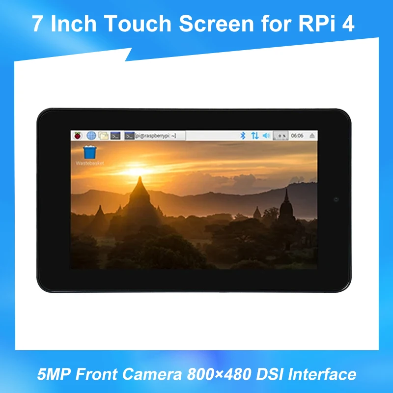 7 Inch Display Raspberry Pi 4 5MP Front Camera Capacitive Touch Screen Protection Case 800×480 DSI Interface for Raspberry Pi
7 Inch Display Raspberry Pi 4 5MP Front Camera Capacitive Touch Screen Protection Case 800×480 DSI Interface for Raspberry Pi