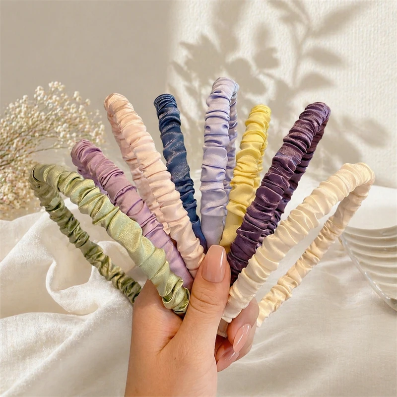 2pcs/lot Wrinkled Satin Headband Casual Hairband Girls Women Hair Bands Wash Face Soft Headband Headwraps Hair Styling Accessori
2pcs/lot Wrinkled Satin Headband Casual Hairband Girls Women Hair Bands Wash Face Soft Headband Headwraps Hair Styling Accessori