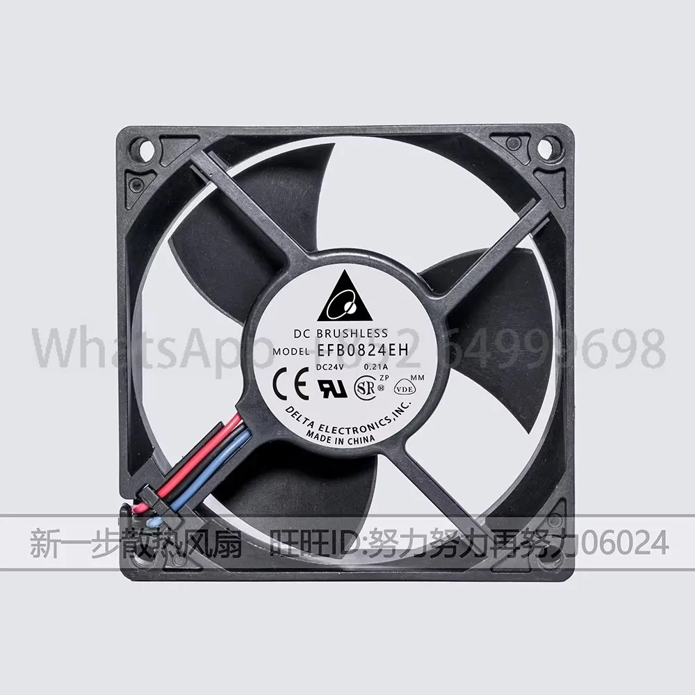 new for EFB0824EHF 8032 8cm 80mm DC 24V 0.35A 3 Wire Double Ball Bearing Inverter Cooling Fan
new for EFB0824EHF 8032 8cm 80mm DC 24V 0.35A 3 Wire Double Ball Bearing Inverter Cooling Fan