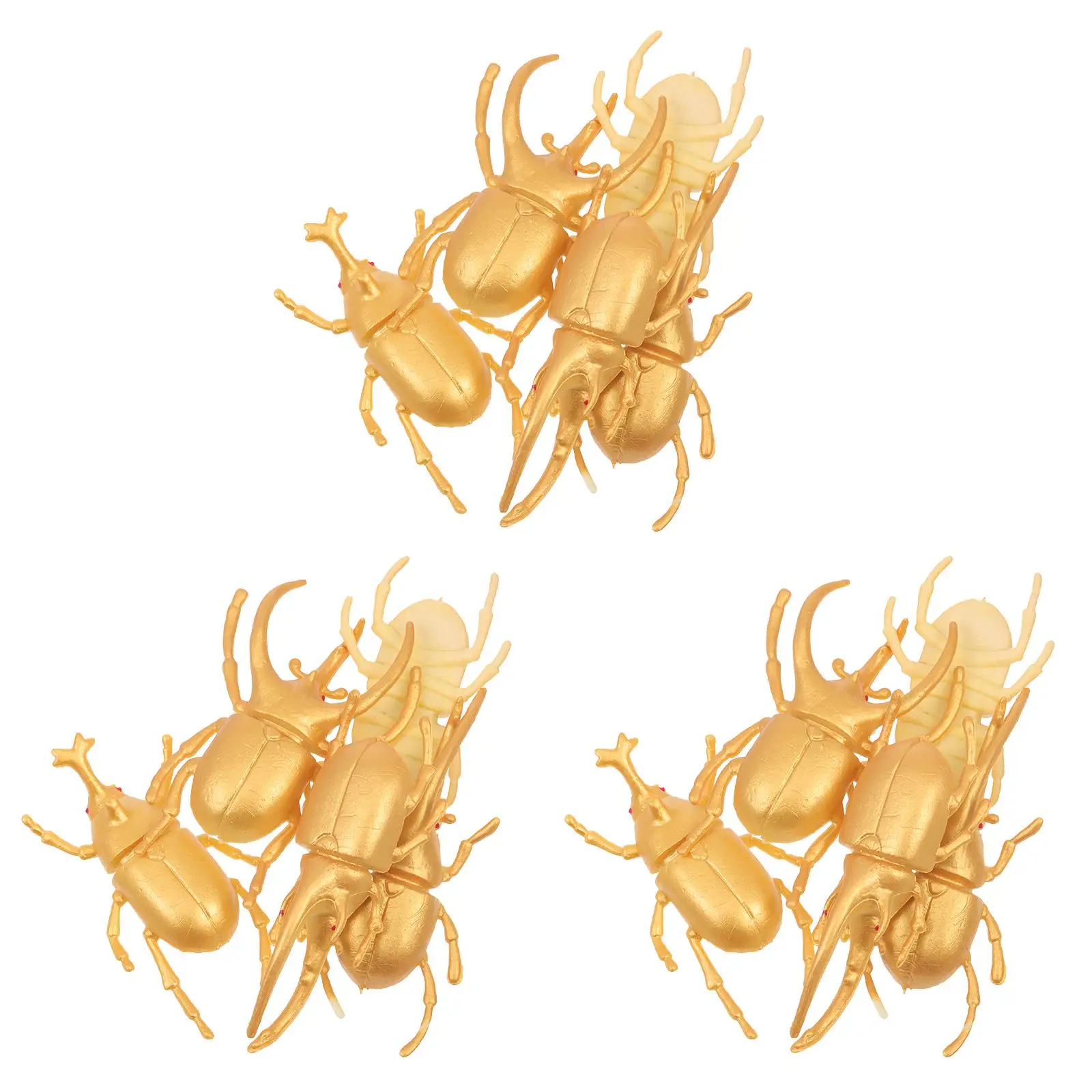 3 Sets Golden Rhinoceros Beetle Model Toys Realistic Insect Figures PVC Educational Kids Toy Lightweight Portable for Home
3 Sets Golden Rhinoceros Beetle Model Toys Realistic Insect Figures PVC Educational Kids Toy Lightweight Portable for Home