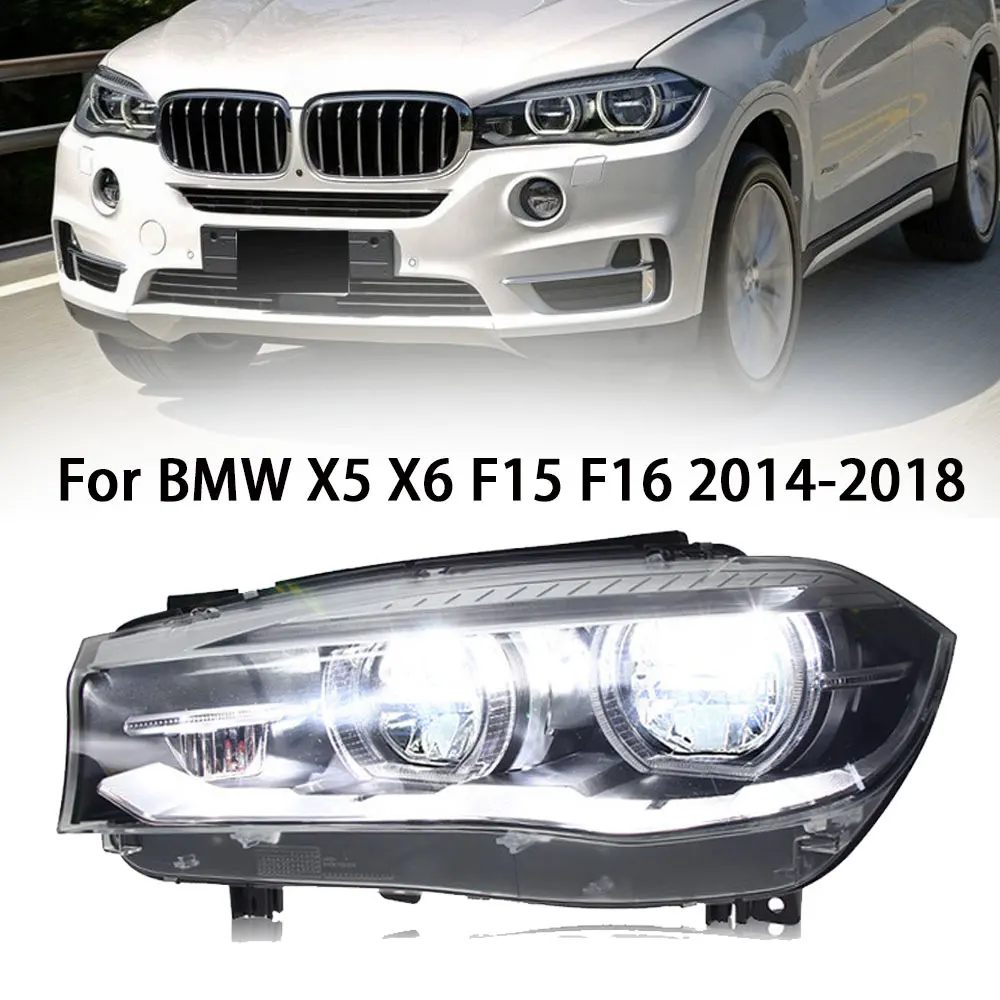 Car Front Lights For BMW X5 F15 X6 F16 Led Headlights 2014-2018 F15 Modified Led Headlamp Assembly Plug And Play
Car Front Lights For BMW X5 F15 X6 F16 Led Headlights 2014-2018 F15 Modified Led Headlamp Assembly Plug And Play