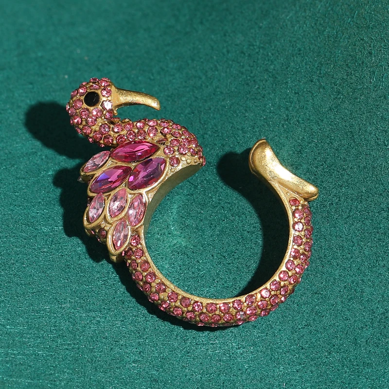 Large Pink Flamingo Rings For Women 2026 Vintage Gold Plated Natural Stone Jewelry Luxury Retro Art Deco Music Festival Charms
Large Pink Flamingo Rings For Women 2026 Vintage Gold Plated Natural Stone Jewelry Luxury Retro Art Deco Music Festival Charms