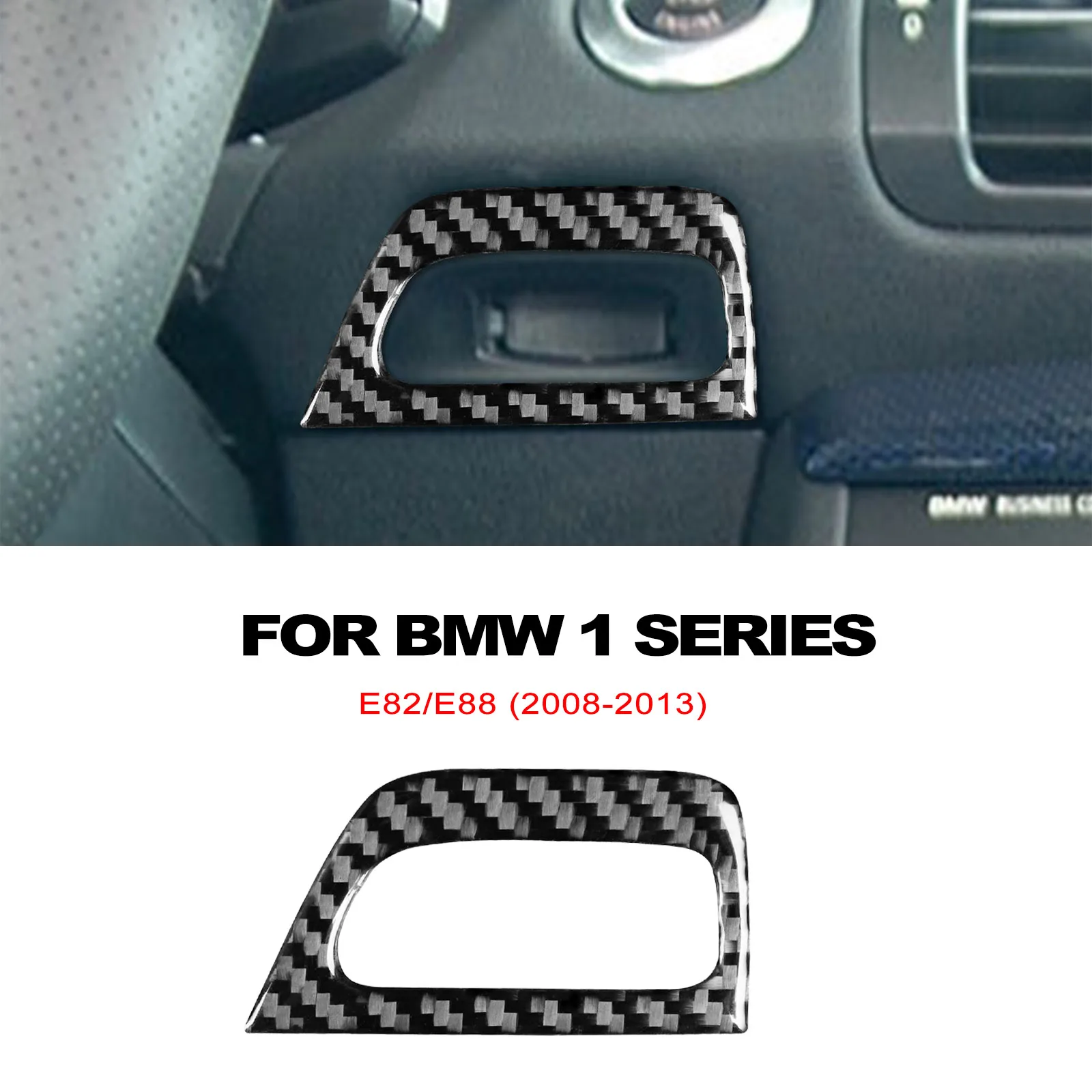 For BMW 1 Series E81 E82 E87 E88 2008-2013 Carbon Fiber Sticker Panel Keyhole Frame Trim Car Styling Decoration Accessories
For BMW 1 Series E81 E82 E87 E88 2008-2013 Carbon Fiber Sticker Panel Keyhole Frame Trim Car Styling Decoration Accessories