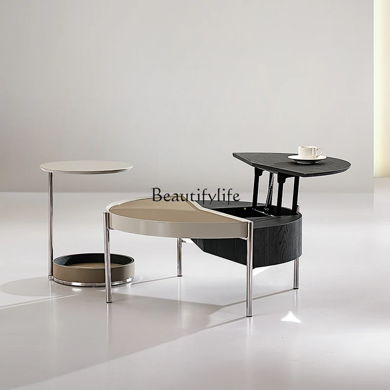 Aesthetic Design Coffee Tables Black Metal Lift Unique Nordic Side Table Set Nordic Minimalist Mesa De Centro Sala Furniture
Aesthetic Design Coffee Tables Black Metal Lift Unique Nordic Side Table Set Nordic Minimalist Mesa De Centro Sala Furniture