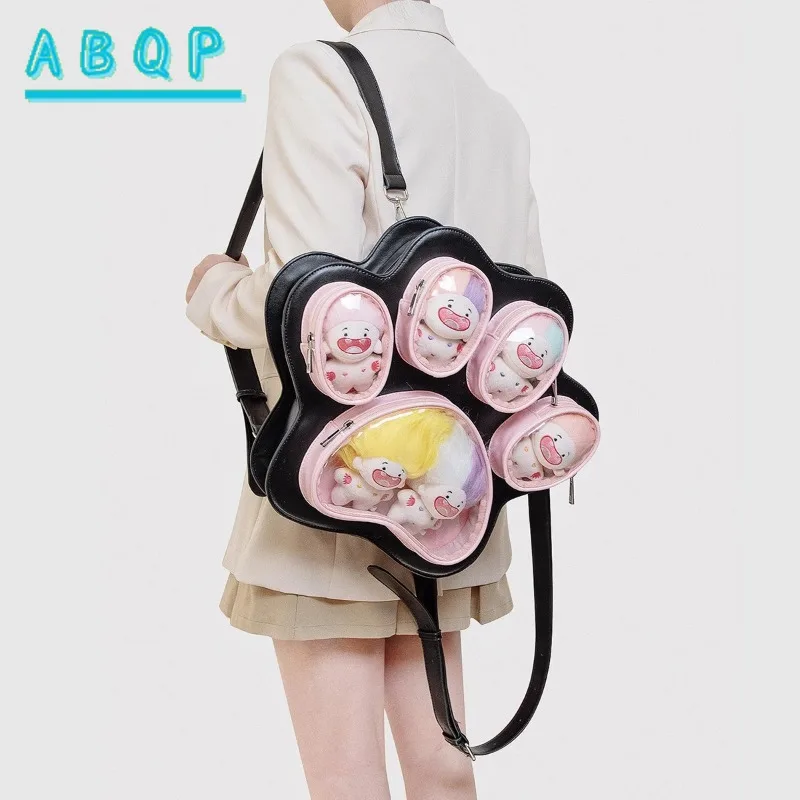 Backpack Creative 2025 New Cat Claw Pattern Cute Girl Tote Bag Travel Versatile Large Capacity Crossbody School Bag
Backpack Creative 2025 New Cat Claw Pattern Cute Girl Tote Bag Travel Versatile Large Capacity Crossbody School Bag