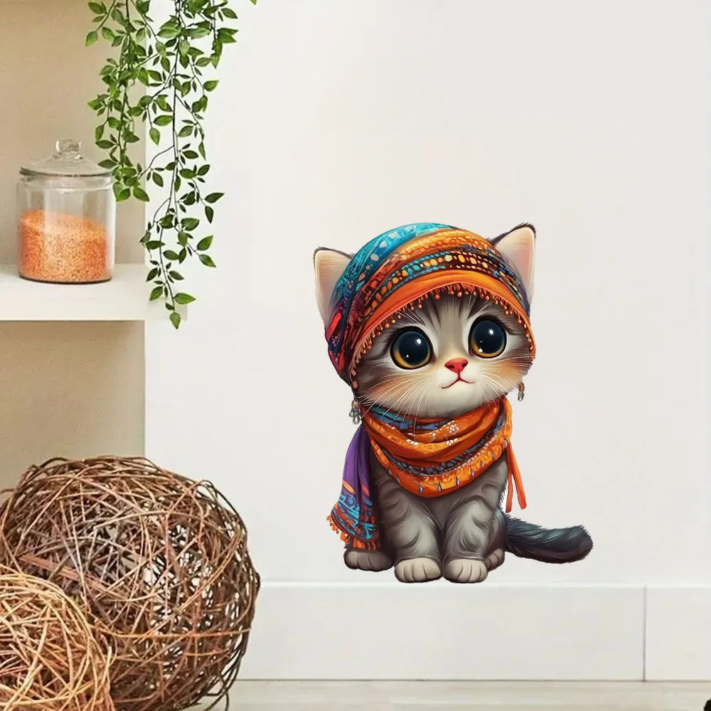 Cute Cat Cartoon Shape Heat Transfer Stickers Decoration for Living Room, Wall, Bedroom, and Home Decor Car Decals Self-Adhesive
Cute Cat Cartoon Shape Heat Transfer Stickers Decoration for Living Room, Wall, Bedroom, and Home Decor Car Decals Self-Adhesive