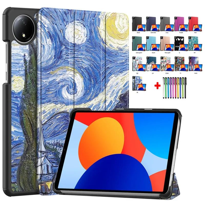 For Xiaomi Redmi Pad SE 8.7 inch Case PU Leather Painted Hard PC Shell For Redmi Pad SE 8.7 Cover Tri Folding Stand Case + Pen
For Xiaomi Redmi Pad SE 8.7 inch Case PU Leather Painted Hard PC Shell For Redmi Pad SE 8.7 Cover Tri Folding Stand Case + Pen