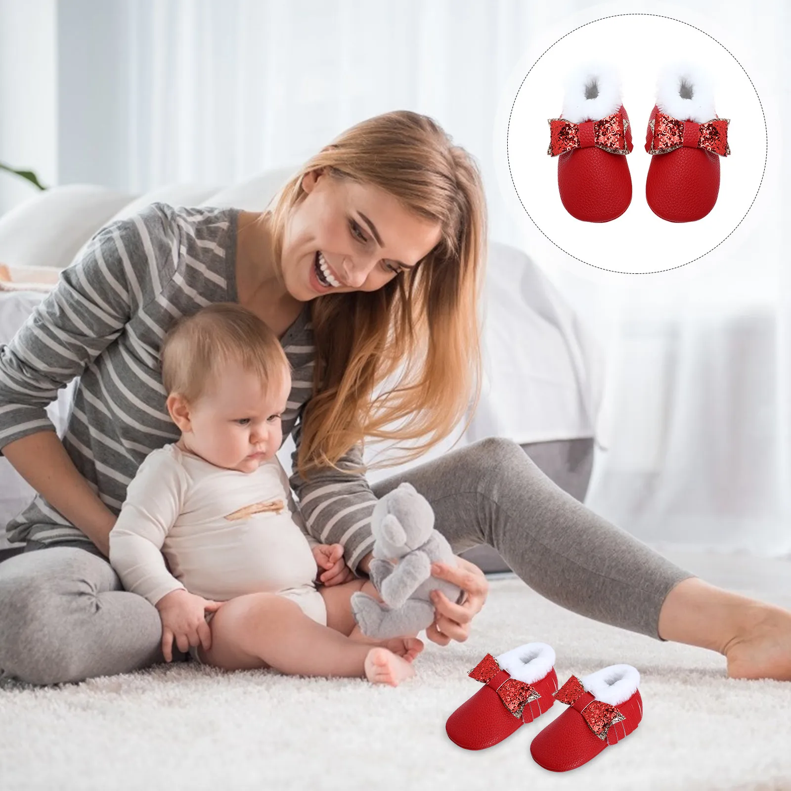 1Pair Children Cotton Shoes Fashionable Skin-Friendly Baby Shoes for Warm Dry Comfy Wear Indoor Outdoor Use
1Pair Children Cotton Shoes Fashionable Skin-Friendly Baby Shoes for Warm Dry Comfy Wear Indoor Outdoor Use