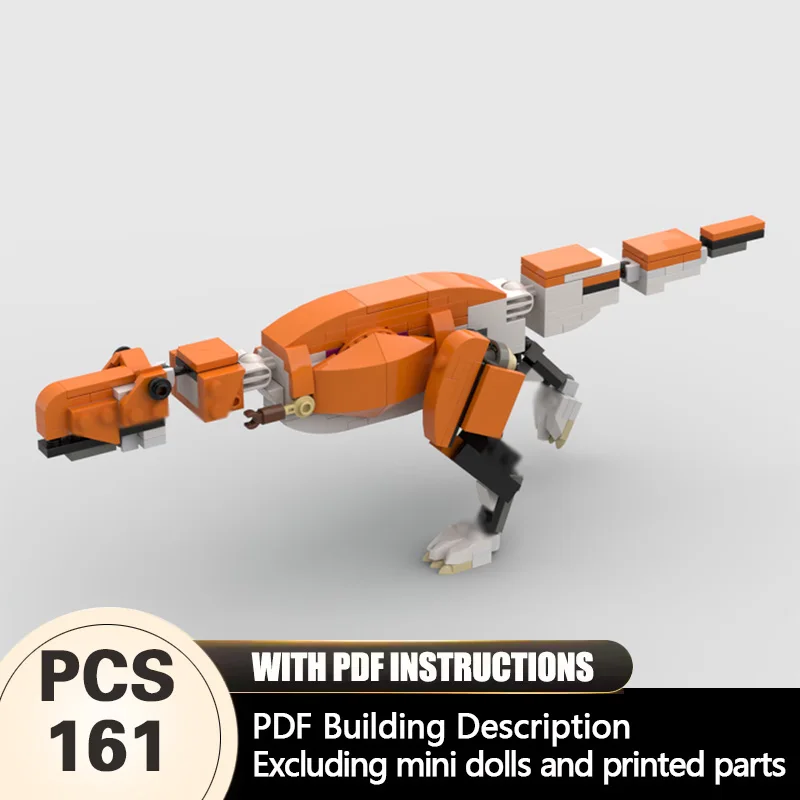 Creators Animal Series Model MOC Building Bricks Orange Dinosaur Modular Technology Gifts Holiday Assemble Children Toys Suit
Creators Animal Series Model MOC Building Bricks Orange Dinosaur Modular Technology Gifts Holiday Assemble Children Toys Suit