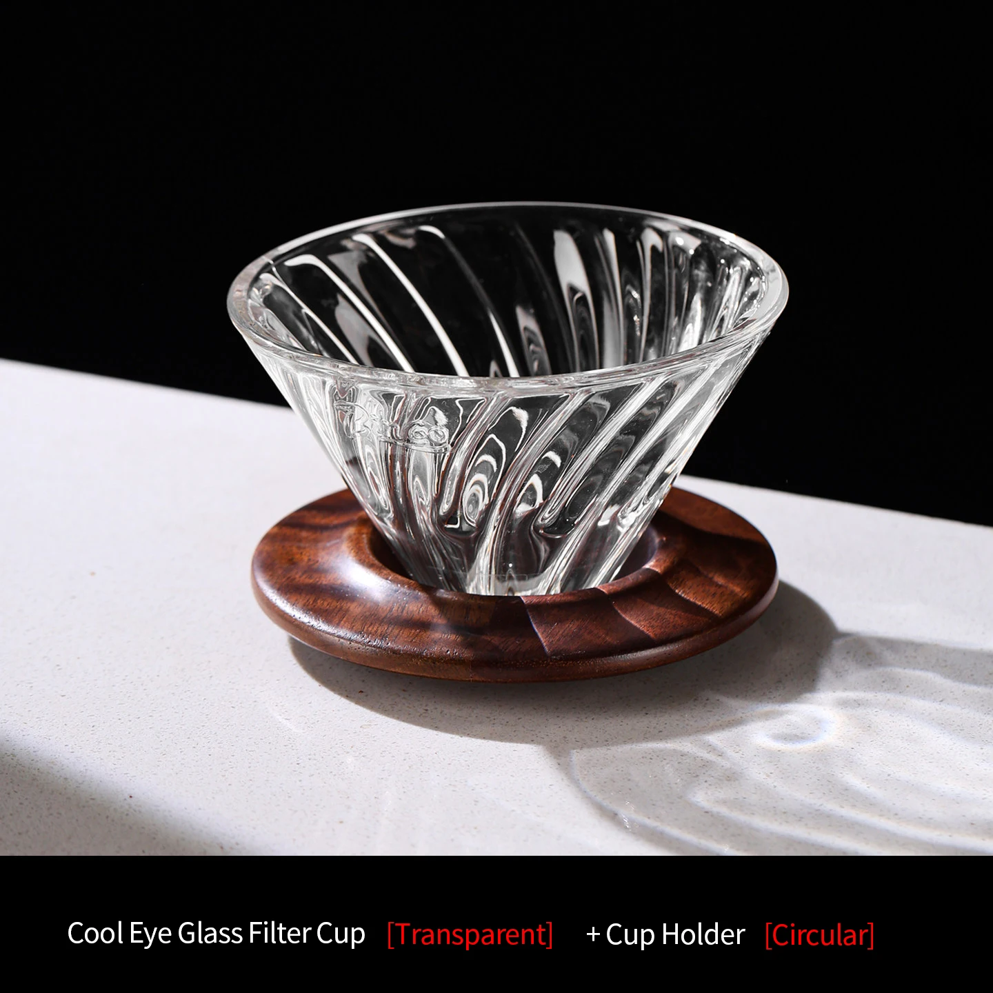Purple Glass Pour Over Coffee Dripper, Borosilicate Glass Filter Cup with Wood Base, Cool Eye V-Shape Design for Hand Brew Coffe
Purple Glass Pour Over Coffee Dripper, Borosilicate Glass Filter Cup with Wood Base, Cool Eye V-Shape Design for Hand Brew Coffe