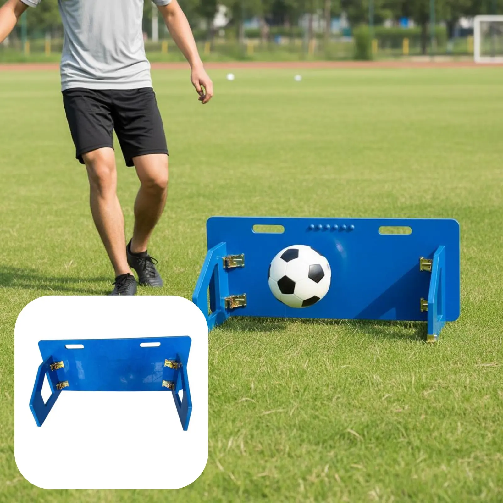Soccer Rebound Board Portable Adjustable Rebound Panel Football Backboard Stable Base Sports Training for Practice
Soccer Rebound Board Portable Adjustable Rebound Panel Football Backboard Stable Base Sports Training for Practice