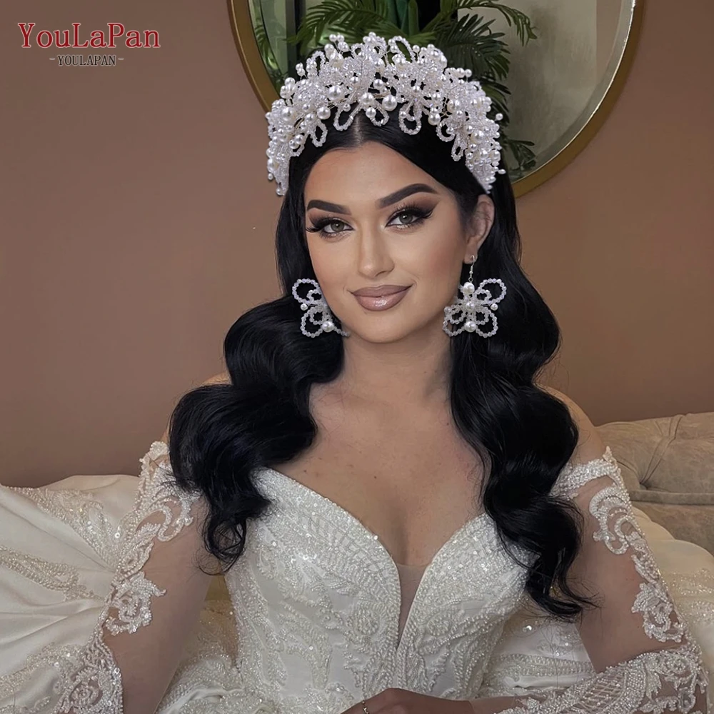 YouLaPan Pearl Bridal Tiara Wedding Headband Woman Hair Accessories Pageant Headwear Bride Headdress Hair Ornaments HP485
YouLaPan Pearl Bridal Tiara Wedding Headband Woman Hair Accessories Pageant Headwear Bride Headdress Hair Ornaments HP485