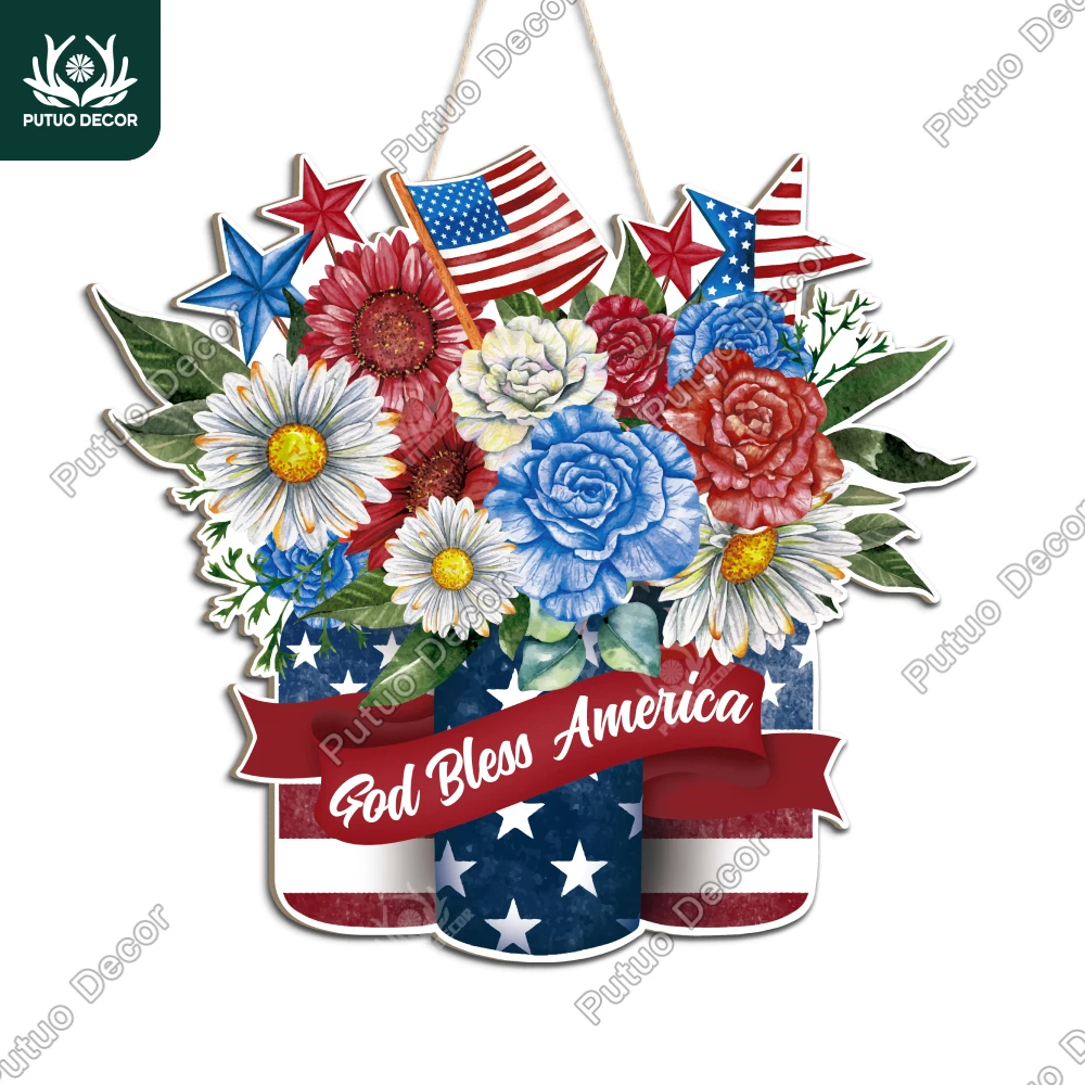 Putuo Decor 1pc a Vase of Flowers Shaped Wooden Front Door Decoration, Welcome, HomCoffee Shop, Independence Day 4th of July
Putuo Decor 1pc a Vase of Flowers Shaped Wooden Front Door Decoration, Welcome, HomCoffee Shop, Independence Day 4th of July