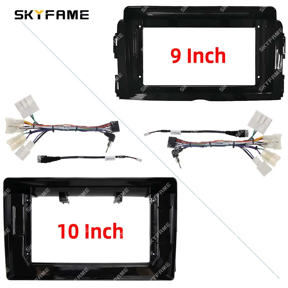 SKYFAME Car Frame Fascia Adapter Android Radio Dash Fitting Panel Kit For Toyota Corolla Aoiol Altis Levin Premio Allion
SKYFAME Car Frame Fascia Adapter Android Radio Dash Fitting Panel Kit For Toyota Corolla Aoiol Altis Levin Premio Allion
