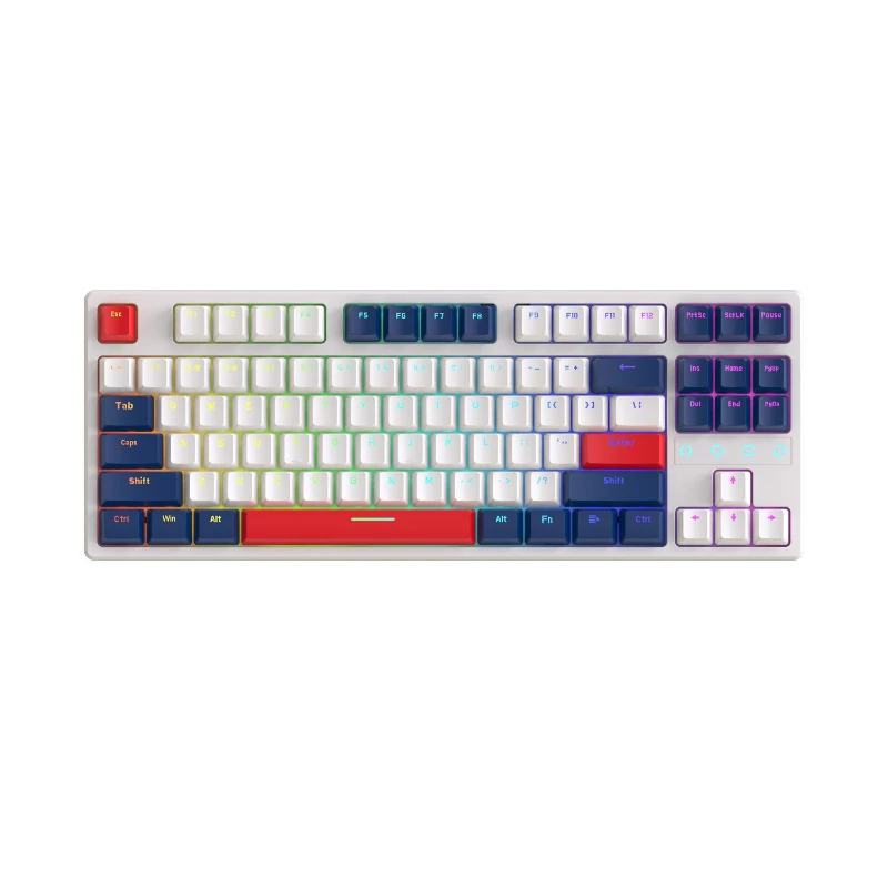 K87RGB luminous hot-swappable mechanical keyboard game e-sports customized DIY game
K87RGB luminous hot-swappable mechanical keyboard game e-sports customized DIY game