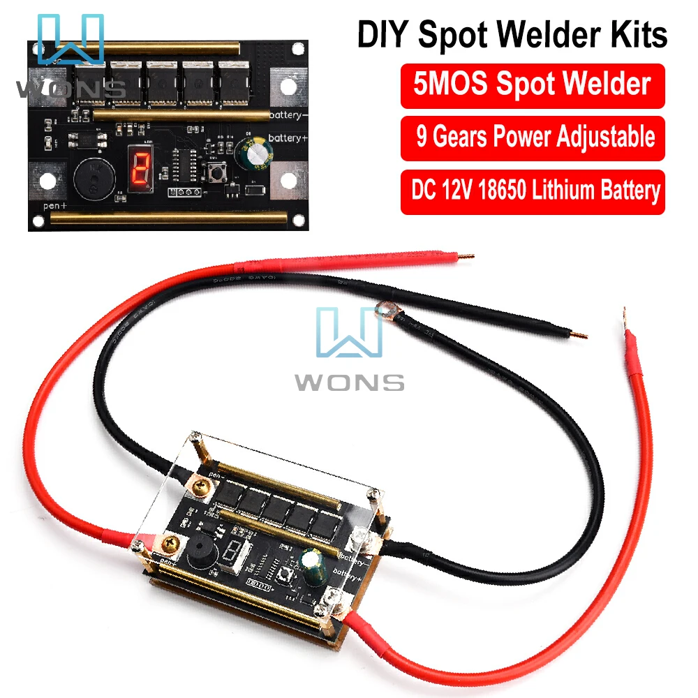 5MOS 9 передач для точечной сварки DIY Kit DC12V Регулируемая мощность мини-аппарата для точечной сварки Плата управления для батареи 14650 17490 18650
5MOS 9 передач для точечной сварки DIY Kit DC12V Регулируемая мощность мини-аппарата для точечной сварки Плата управления для батареи 14650 17490 18650