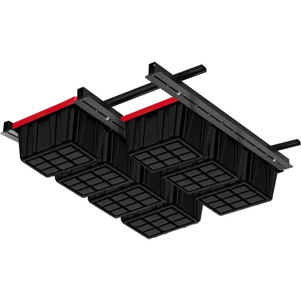 Overhead Garage Storage Racks, Adjustable Ceiling Storage Rack, Heavy Duty Organizer Hanging Storage Rack for Most Storage Bins/
Overhead Garage Storage Racks, Adjustable Ceiling Storage Rack, Heavy Duty Organizer Hanging Storage Rack for Most Storage Bins/