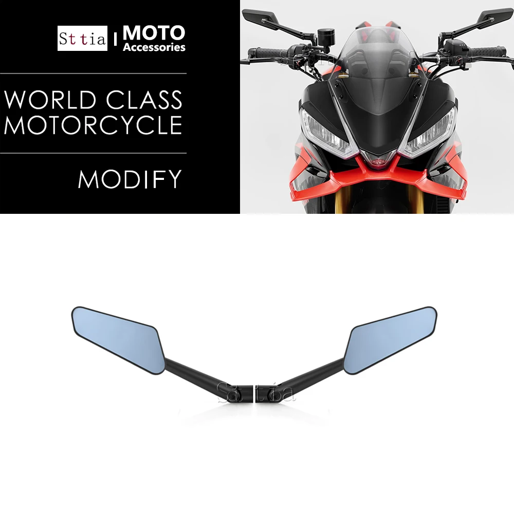 Fit For Aprilia Tuono 660 Factory Tuono 457 Tuono 1100 V4 RR Motorcycle Rearview Mirror Wind Wing Adjustable Aluminum Mirrors
Fit For Aprilia Tuono 660 Factory Tuono 457 Tuono 1100 V4 RR Motorcycle Rearview Mirror Wind Wing Adjustable Aluminum Mirrors