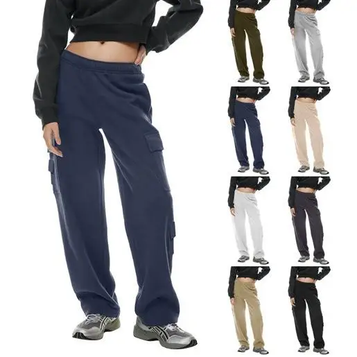 Women's Workwear Pocket Sweatshirt Long Pants Loose Fit Autumn Collection Comfortable Stretchy Wide Leg Pants
Women's Workwear Pocket Sweatshirt Long Pants Loose Fit Autumn Collection Comfortable Stretchy Wide Leg Pants