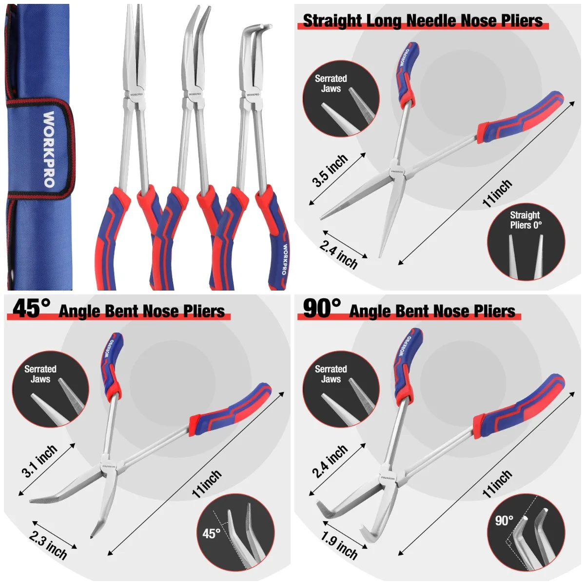 Набор из 3 плоскогубцев с длинным вылетом, 11 футов, удлиненные плоскогубцы с прямыми иглами, 90 шт. ° & 45 ° Изогнутые насадки для плотных помещений
Набор из 3 плоскогубцев с длинным вылетом, 11 футов, удлиненные плоскогубцы с прямыми иглами, 90 шт. ° & 45 ° Изогнутые насадки для плотных помещений
