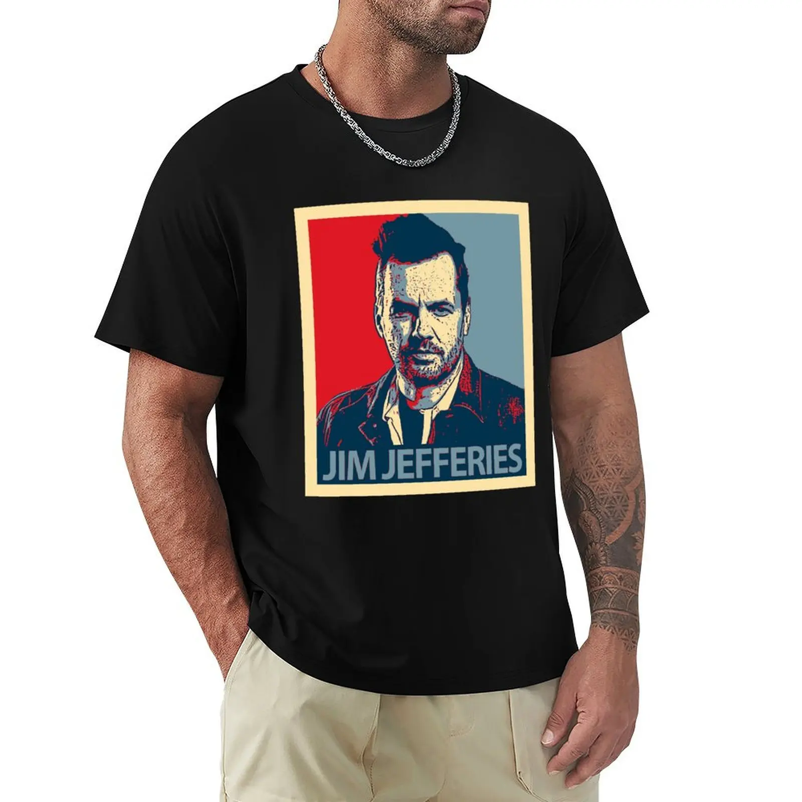 Jim Jefferies T-Shirt anime tshirt essential t shirt Luxury man plain t shirts men
Jim Jefferies T-Shirt anime tshirt essential t shirt Luxury man plain t shirts men