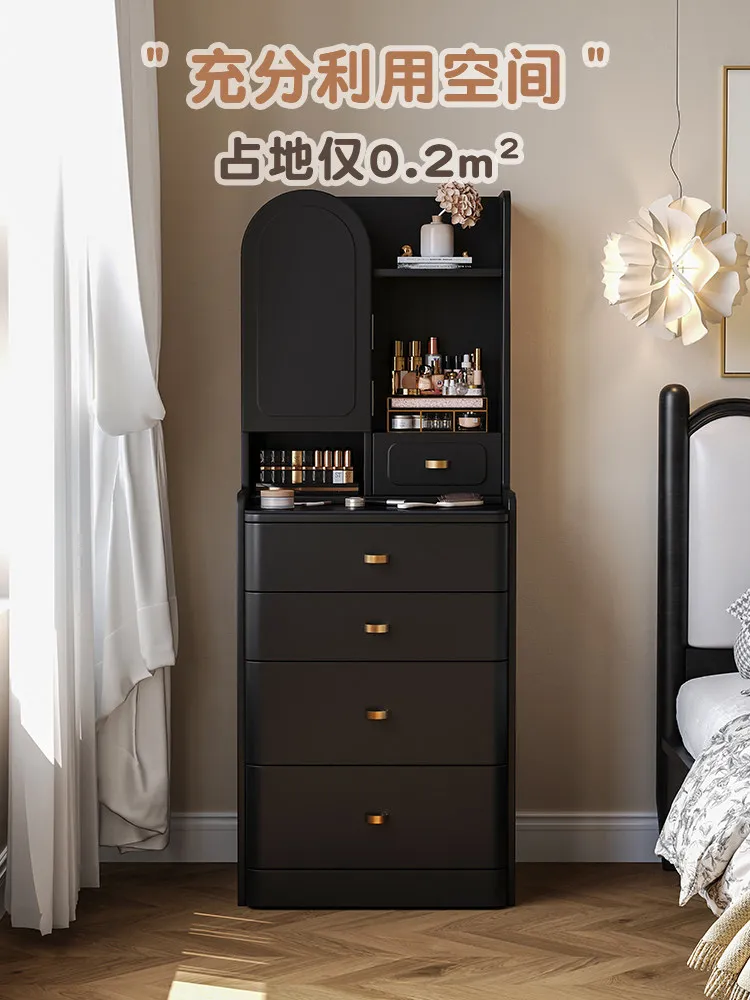 PYJ French retro small apartment bedroom solid wood makeup table bedside storage cabinet integrated
PYJ French retro small apartment bedroom solid wood makeup table bedside storage cabinet integrated