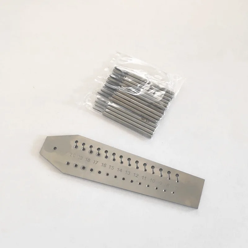 Watch repair tools, tap drill plate, tap, thread plate, watch tools, used for manually filing and threading stems
Watch repair tools, tap drill plate, tap, thread plate, watch tools, used for manually filing and threading stems