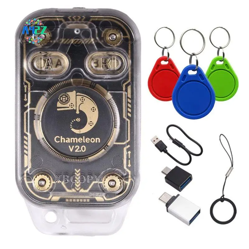A42Z-Chameleon V2.0 RFID Smart Chip Reader Emulator NFC Duplicator 125K 13.56Mhz Card Decode+3XCUID Keychain Chameleon Ultra
A42Z-Chameleon V2.0 RFID Smart Chip Reader Emulator NFC Duplicator 125K 13.56Mhz Card Decode+3XCUID Keychain Chameleon Ultra