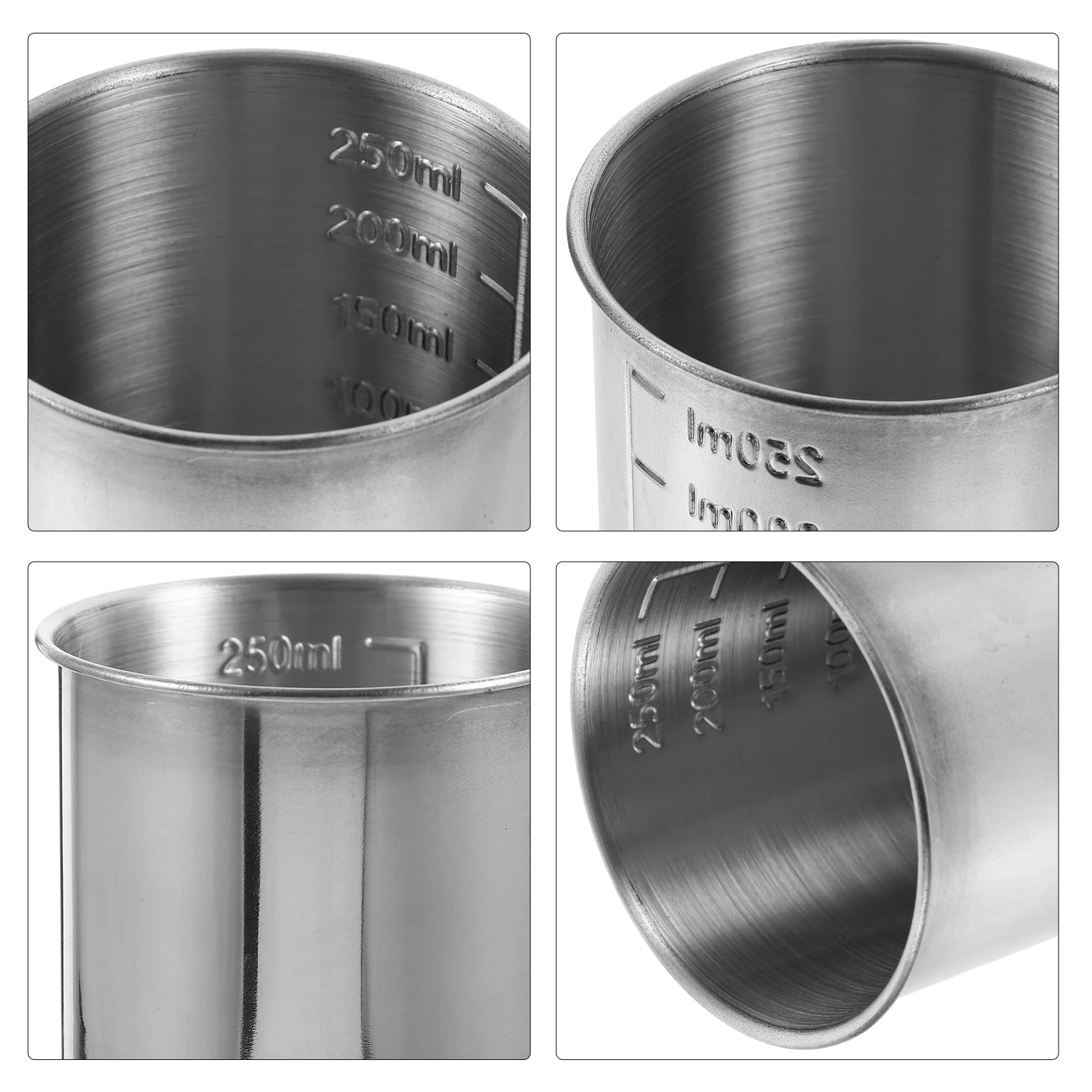 2PCS Stainless Steel Measuring Cups Kitchen Tools Clear Scale Rice Flour Cup Lightweight Portable Food Grade Metal Cup Dog Food
2PCS Stainless Steel Measuring Cups Kitchen Tools Clear Scale Rice Flour Cup Lightweight Portable Food Grade Metal Cup Dog Food