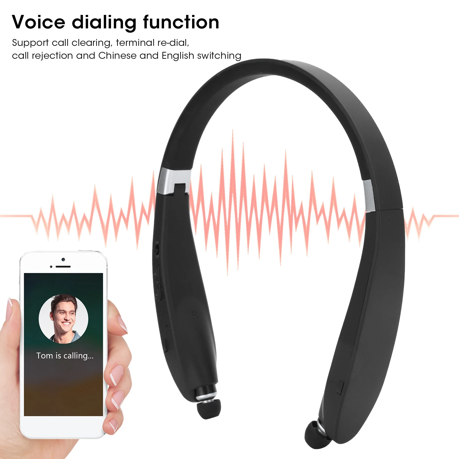 Foldable Headset Bluetooth Headset SX‑991 Wireless Stereo Bluetooth 5.0 Headset Telescopic Foldable Sports Earphone
Foldable Headset Bluetooth Headset SX‑991 Wireless Stereo Bluetooth 5.0 Headset Telescopic Foldable Sports Earphone