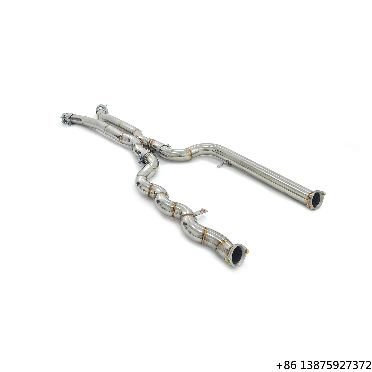 Ecnal for G01 G02 X3M X4M S58 3.0T Stainless Steel Double Tube Equal-length Twisted Midpipe
Ecnal for G01 G02 X3M X4M S58 3.0T Stainless Steel Double Tube Equal-length Twisted Midpipe