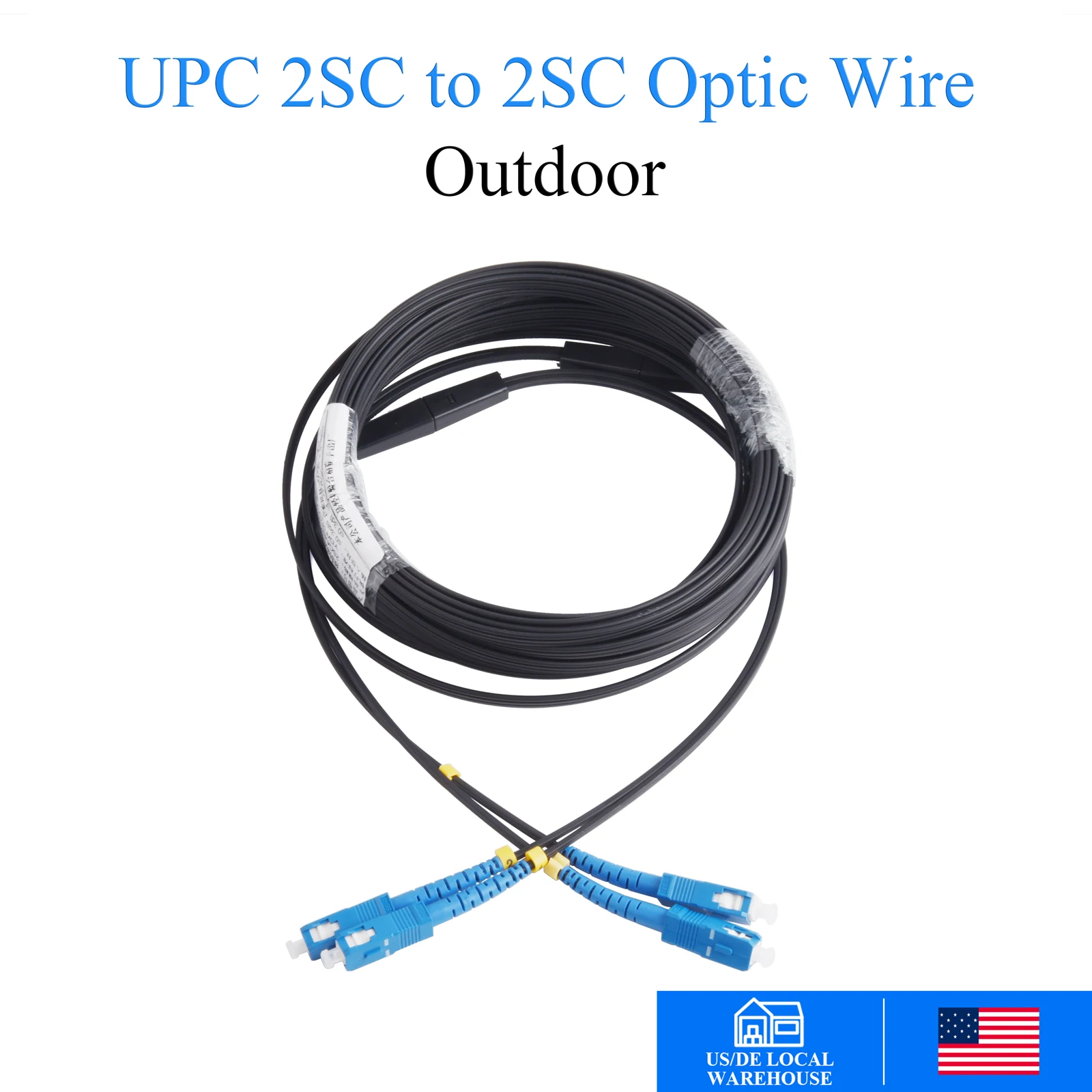 Оптический кабель US Fiber Optic Drop Cable UPC 2SC-2SC, одномодовый, симплексный, для наружного применения, патч-корд, FTTH, 3м/10м/20м
Оптический кабель US Fiber Optic Drop Cable UPC 2SC-2SC, одномодовый, симплексный, для наружного применения, патч-корд, FTTH, 3м/10м/20м