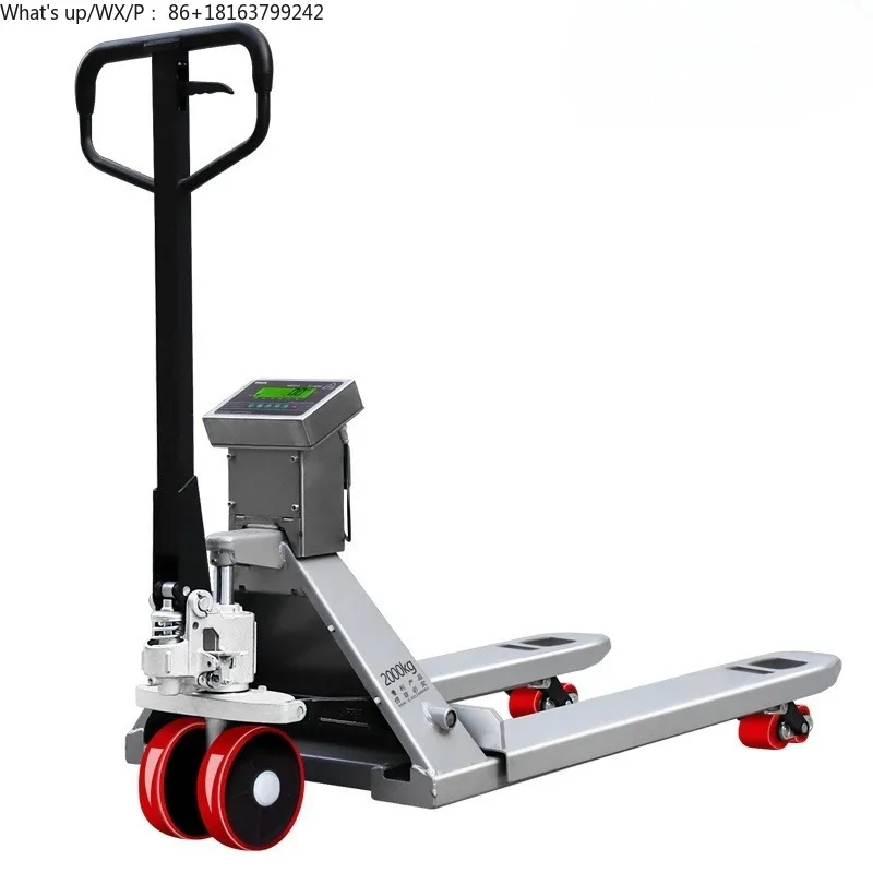 2T-3T Explosion-proof Electronic Scale Hydraulic Pallet Forklift Steel Logistics Scale Plastic Plate Forklift 
2T-3T Explosion-proof Electronic Scale Hydraulic Pallet Forklift Steel Logistics Scale Plastic Plate Forklift