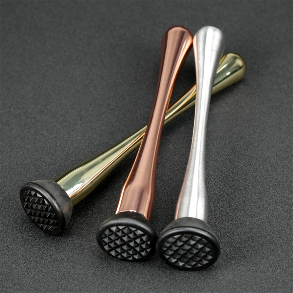 Bar Cocktail Muddler Mojito Stainless Steel Bar Mixer Barware DIY Drink Fruit Muddler Crushed Ice Bar Tool
Bar Cocktail Muddler Mojito Stainless Steel Bar Mixer Barware DIY Drink Fruit Muddler Crushed Ice Bar Tool