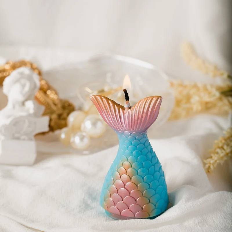 Colorful Little Mermaid Tail Birthday Candles Ocean Series Children's Birthday Party Supplies Creative Cake Decoration Ornaments
Colorful Little Mermaid Tail Birthday Candles Ocean Series Children's Birthday Party Supplies Creative Cake Decoration Ornaments