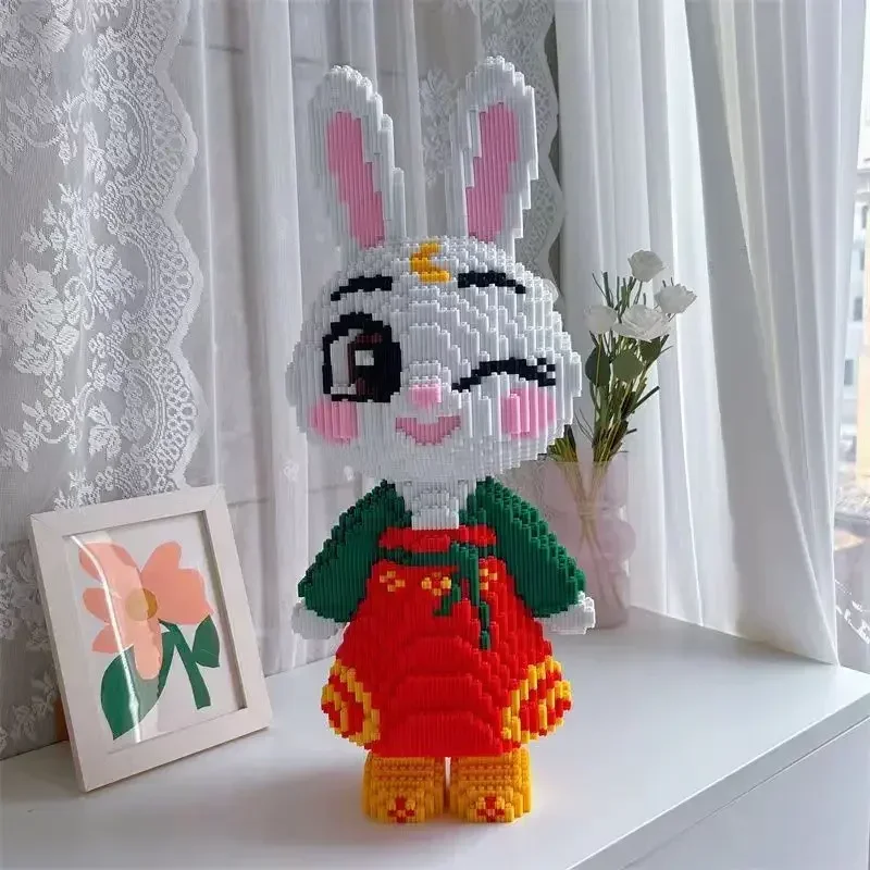 New Jade Rabbit Building Blocks Puzzle and Stress Relief Toy for Adults High Difficulty Assembly Ornament Gift Ornament
New Jade Rabbit Building Blocks Puzzle and Stress Relief Toy for Adults High Difficulty Assembly Ornament Gift Ornament