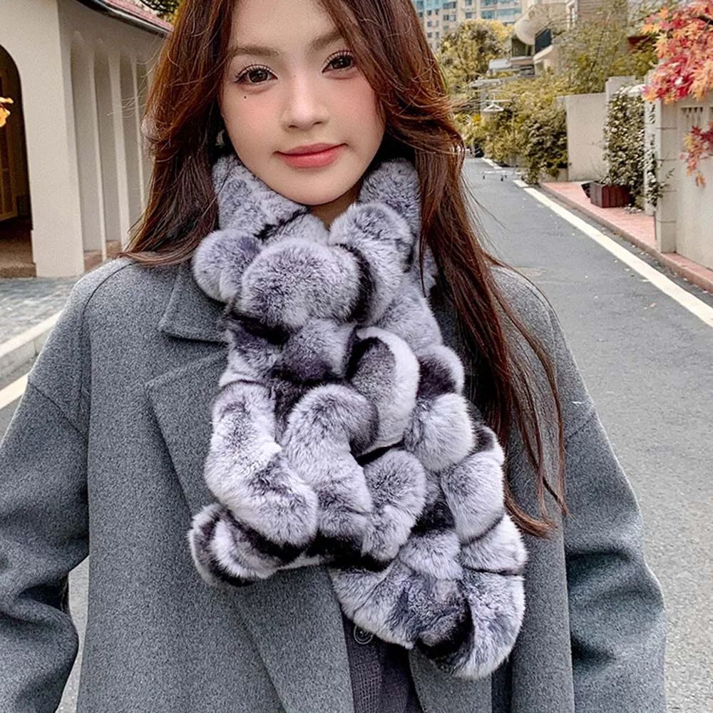 Новинка 2025 года, шаль из натурального меха кролика рекс, теплый защитный шарф на шею, женский зимний стильный двусторонний утолщенный меховой шарф 
Новинка 2025 года, шаль из натурального меха кролика рекс, теплый защитный шарф на шею, женский зимний стильный двусторонний утолщенный меховой шарф