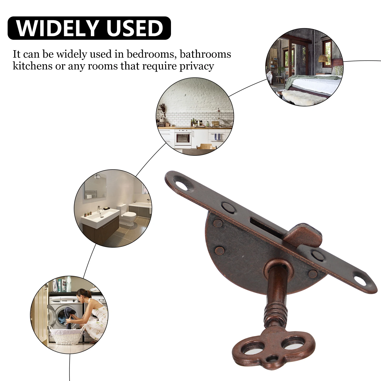 Cabinet Door Lock Retro Side Kitchen Cabinets Iron with Key Hardwares Furniture
Cabinet Door Lock Retro Side Kitchen Cabinets Iron with Key Hardwares Furniture