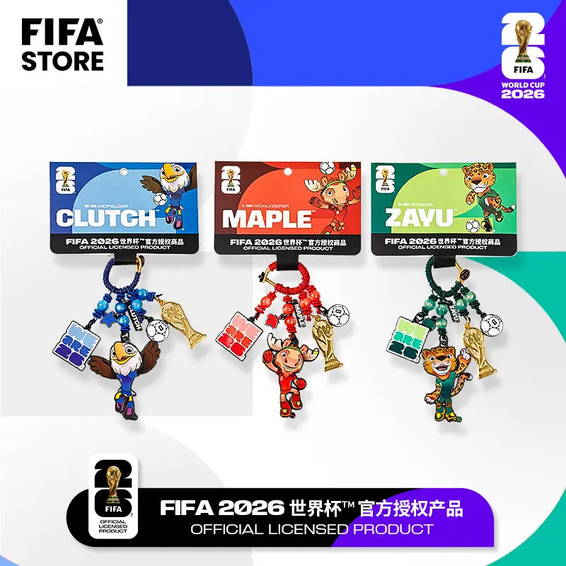 Official 2026 World Cup Mascot Metal Keychain Bag Pendant Clothing Charm Car Key Accessory Football Souvenir For Sports Fans
Official 2026 World Cup Mascot Metal Keychain Bag Pendant Clothing Charm Car Key Accessory Football Souvenir For Sports Fans
