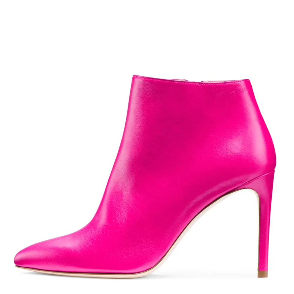 Ladies' Red Pu Pointed Toe Stiletto Heel Ankle Boots Large Size Side Zipper Woman Short Boots Red Pink
Ladies' Red Pu Pointed Toe Stiletto Heel Ankle Boots Large Size Side Zipper Woman Short Boots Red Pink