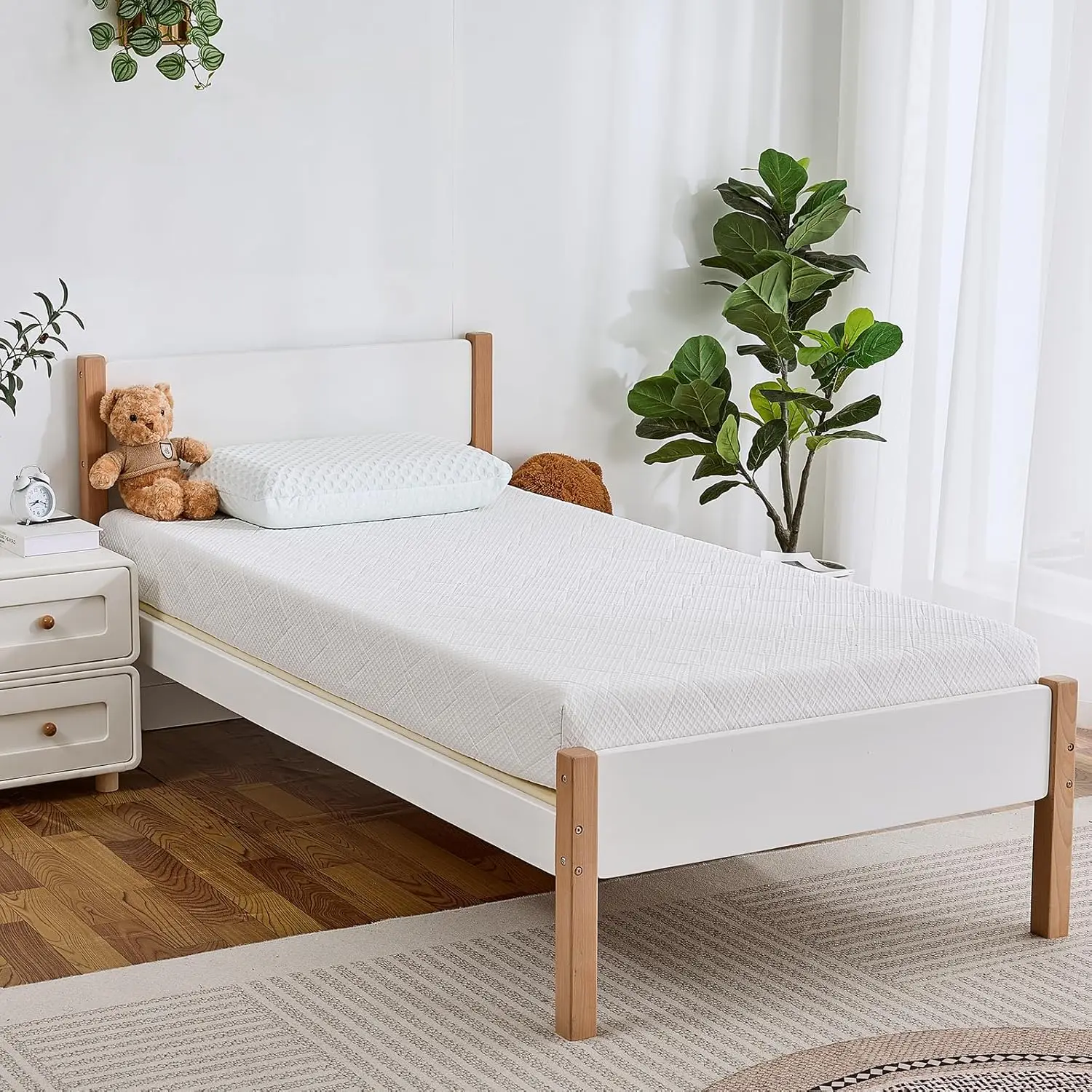 6-Inch Firm Memory Foam Mattress Twin Size, Cooling Green Tea Gel, Fiberglass-Free Cover, CertiPUR-US Certified
6-Inch Firm Memory Foam Mattress Twin Size, Cooling Green Tea Gel, Fiberglass-Free Cover, CertiPUR-US Certified