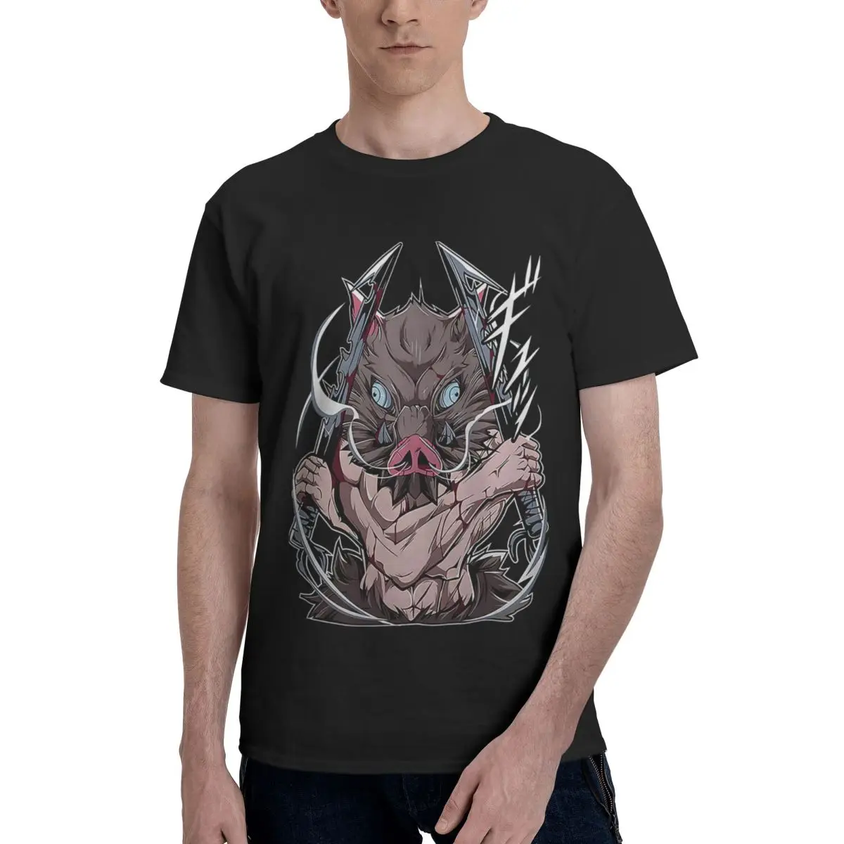 Inosuke Demon Slayer Kimetsu No Yaiba 100% Cotton Casual Breathable Confortable Vintage Men's T-Shirts Funny Gift
Inosuke Demon Slayer Kimetsu No Yaiba 100% Cotton Casual Breathable Confortable Vintage Men's T-Shirts Funny Gift