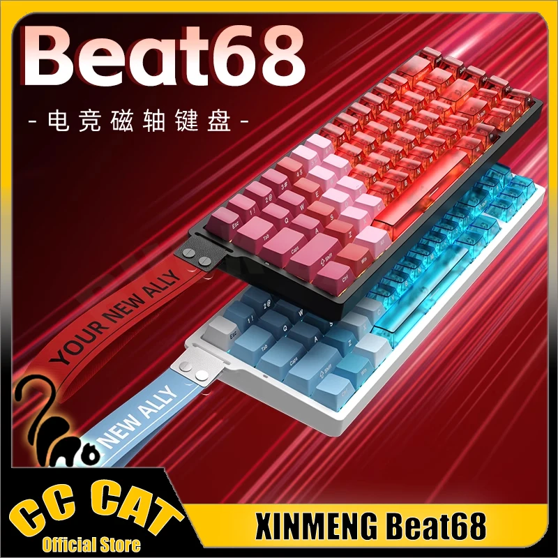 XINMENG Beat68 клавиатура с магнитным переключателем, беспроводная механическая клавиатура, трехрежимная игровая клавиатура 8000 Гц 0,01 ммRT для Valorant Gamer
XINMENG Beat68 клавиатура с магнитным переключателем, беспроводная механическая клавиатура, трехрежимная игровая клавиатура 8000 Гц 0,01 ммRT для Valorant Gamer
